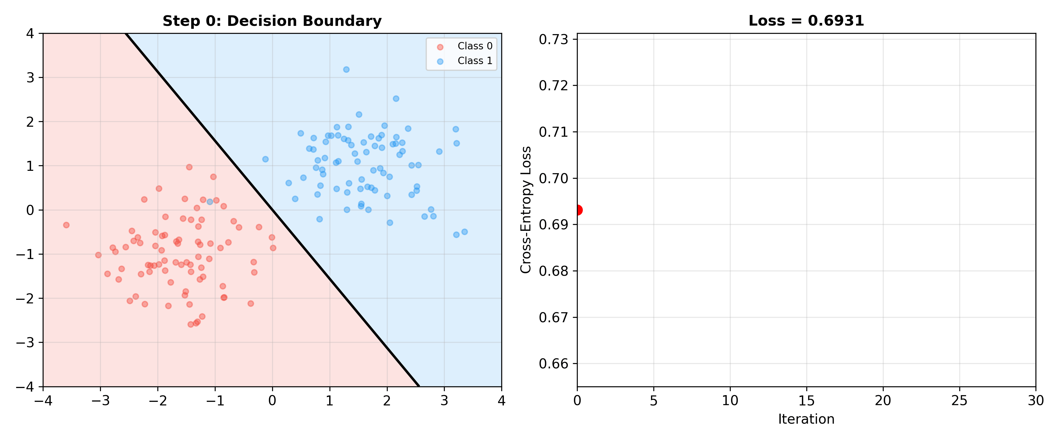 Logistic Regression Training